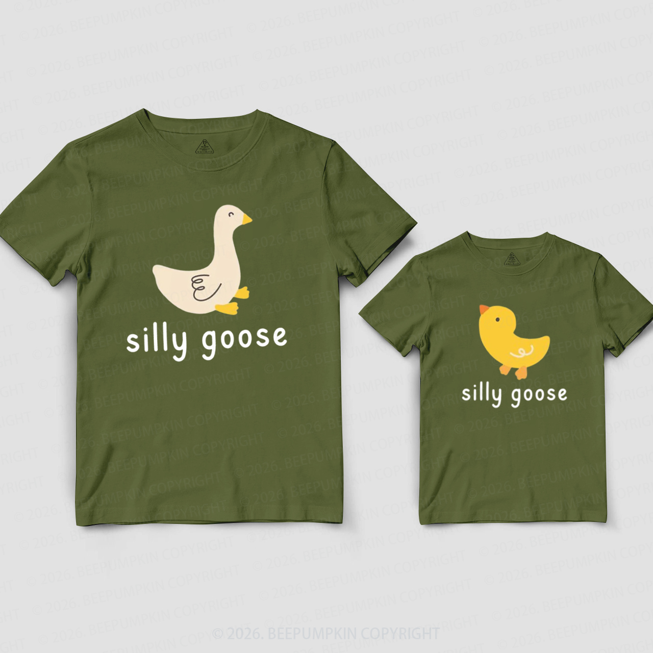 Silly Goose First Fathers Day Dad&Me Matching Shirts