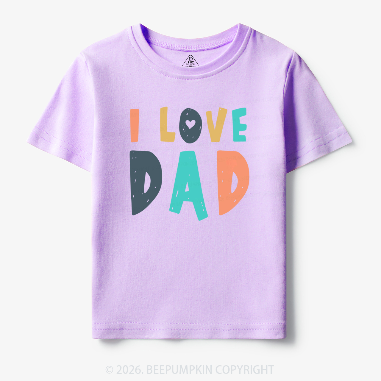 Father's Day 'I Love Dad' Toddler&Kid's Tees