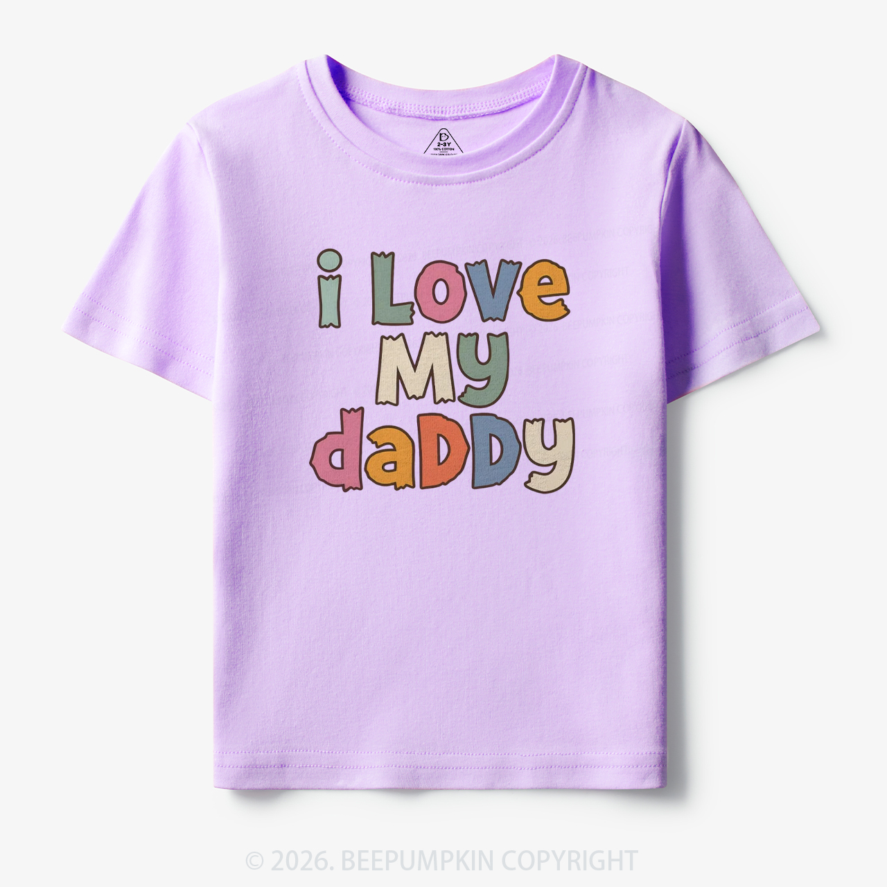 I Love My Daddy Cute Father's Day Toddler&Kid's Tees