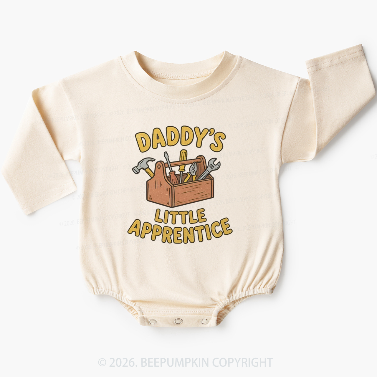 Daddy's Little Apprentice Baby Bubble Romper