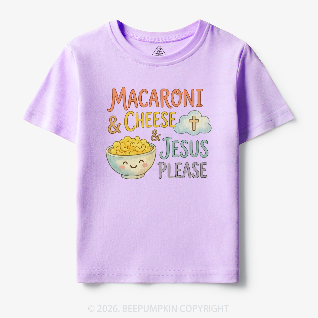 Macaroni & Cheese & Jesus Please Toddler&Kid's Tees