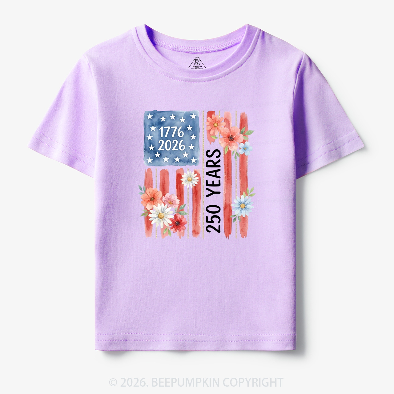 United States of America 250th Patriotic Flag Toddler&Kid's Tees