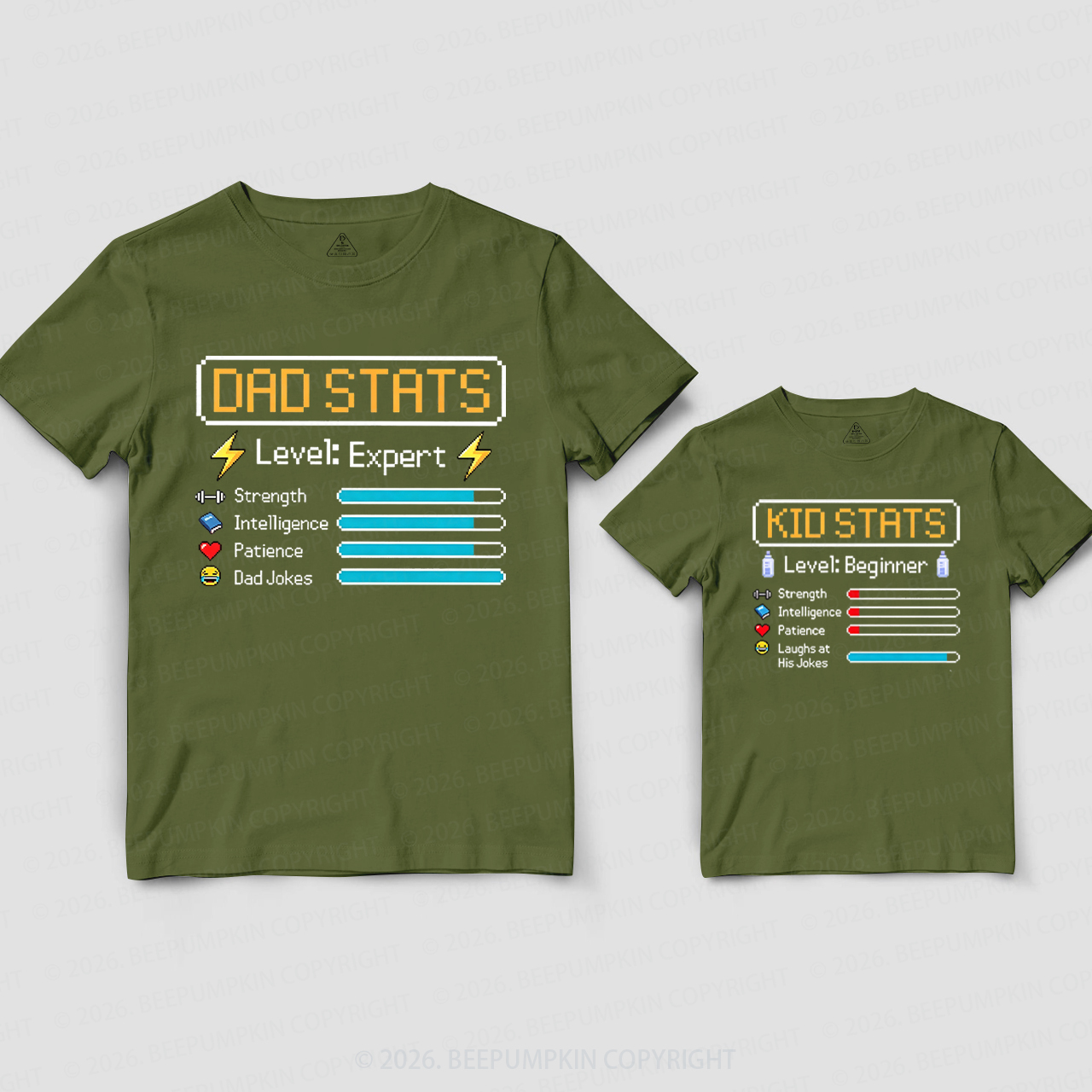 Old School Video Game Dad&Me Matching Shirts