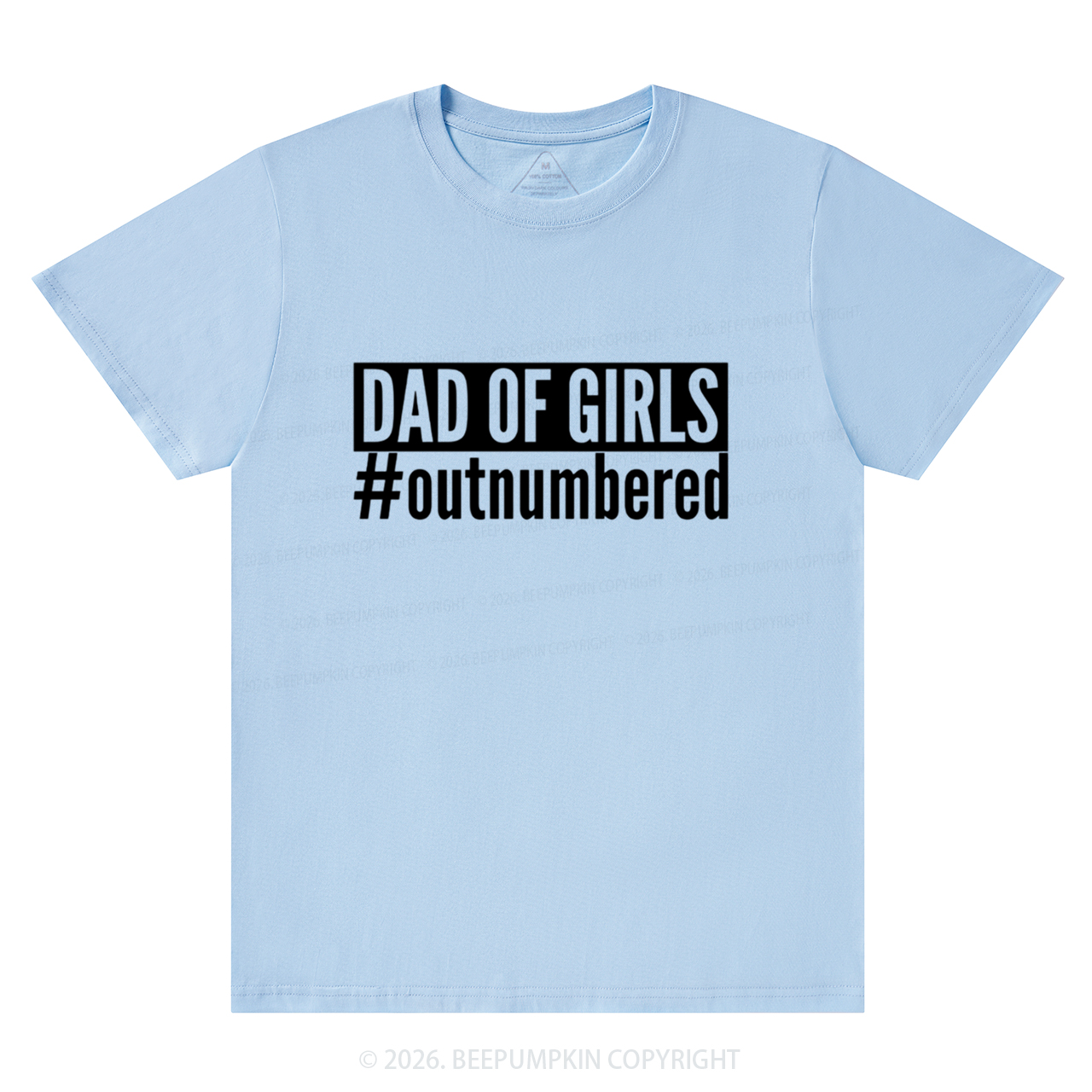 Dad Of Girls Outnumbered T-Shirts