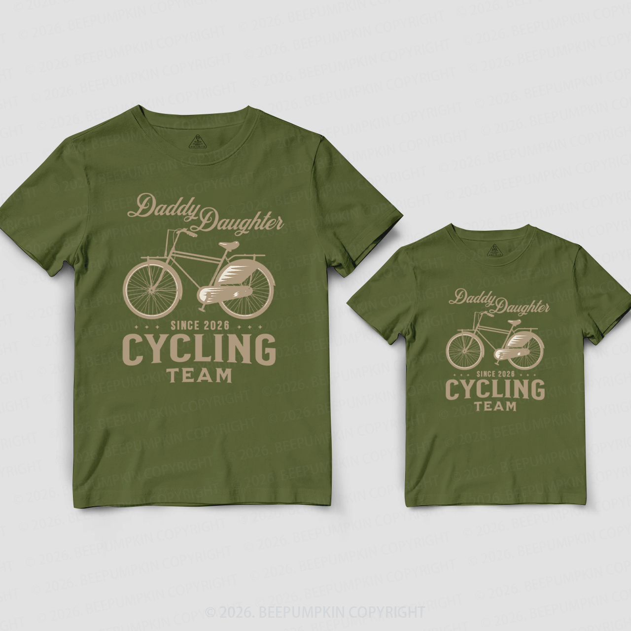 Daddy Daughter Matching Cycling Team Dad&Me Matching Shirts