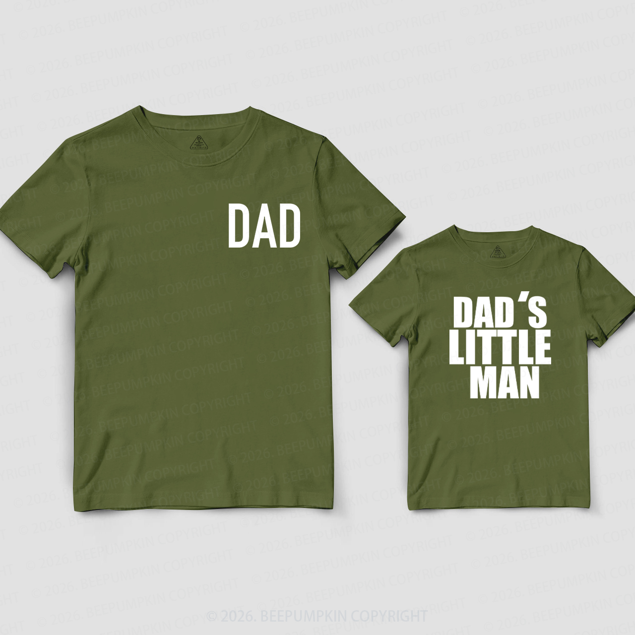 Dad&Dad's Little Man T-Shirts For Dad And Me