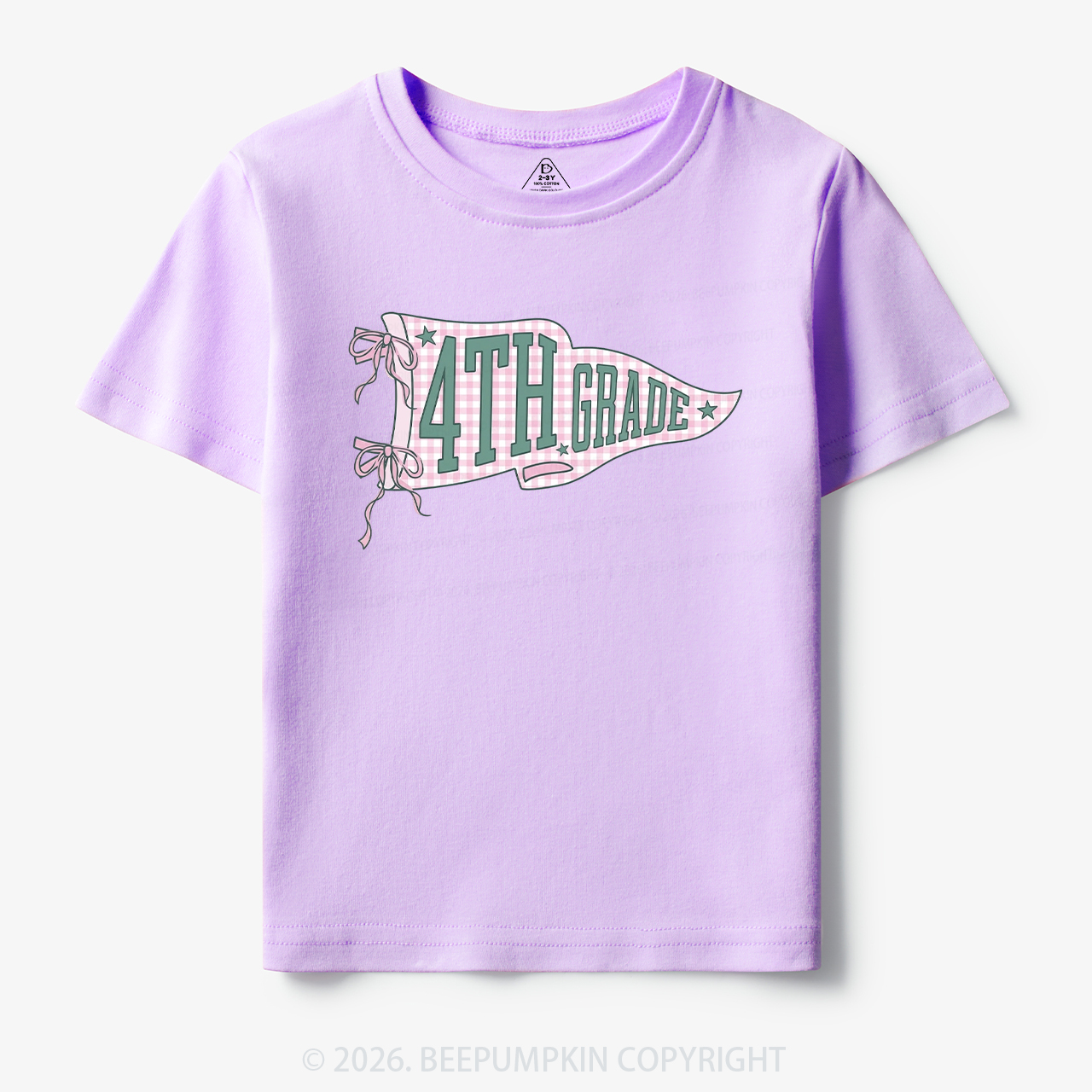 Personalized Pennant Grade Level Team Toddler&Kid's Tees