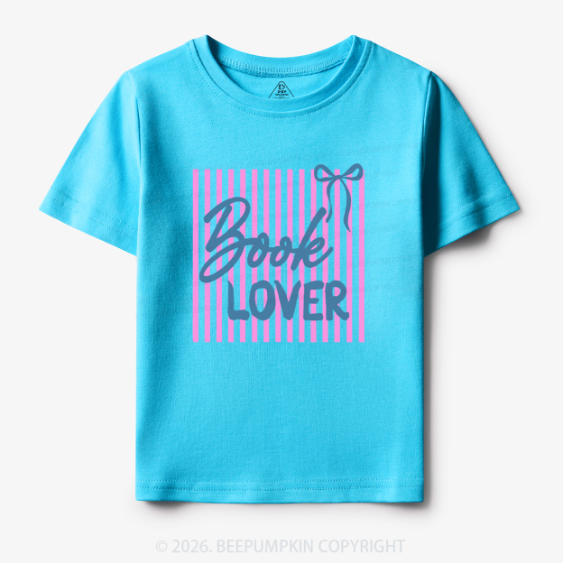 Coquette Book Preppy Stripes Toddler&Kid's Tees