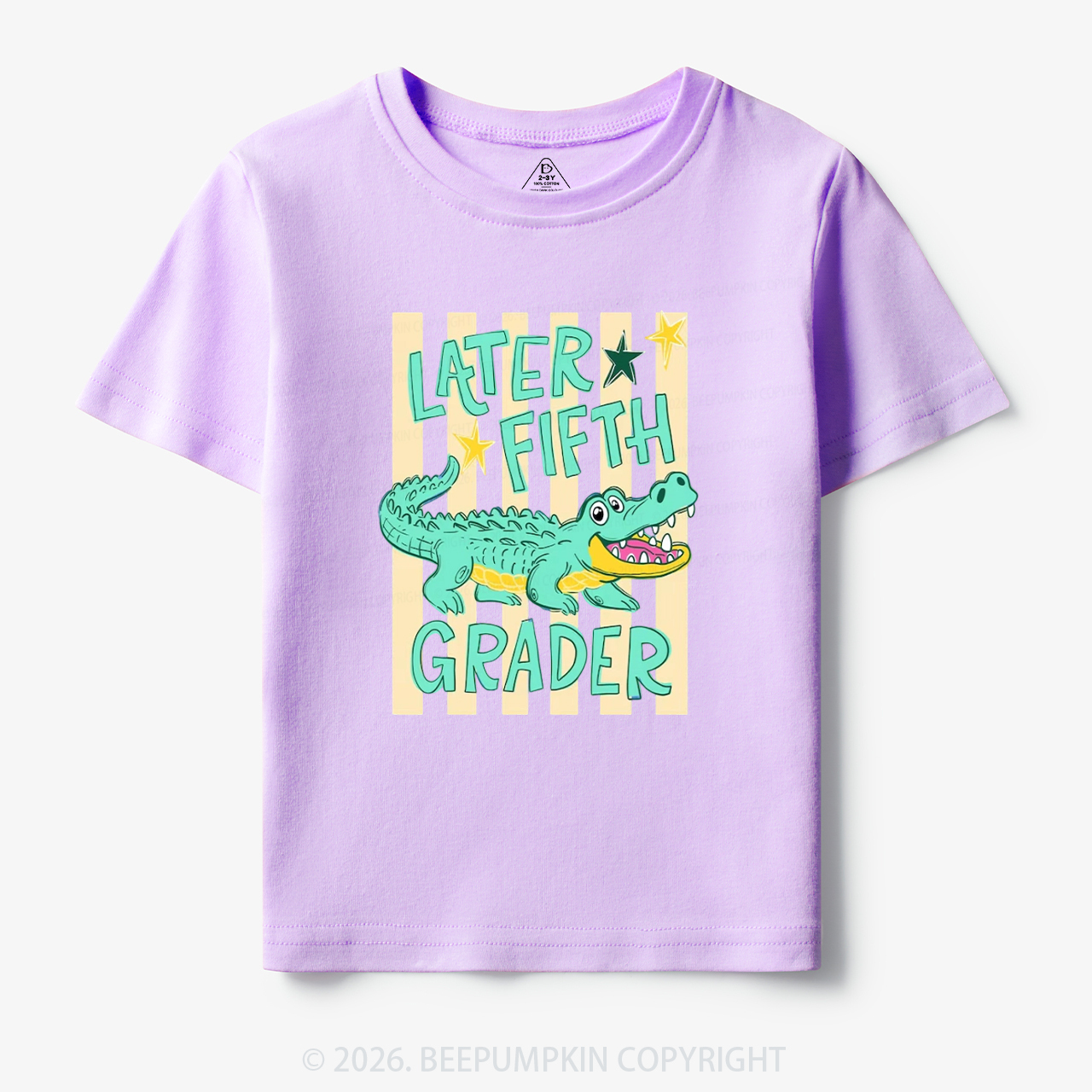 Personalized Grade Later Gator Toddler&Kid's Tees