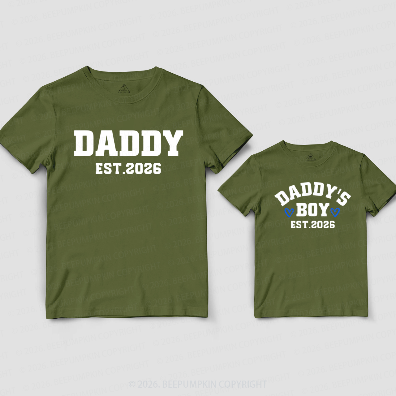 Daddy with Daddy’s Baby Dad&Me Matching Shirts