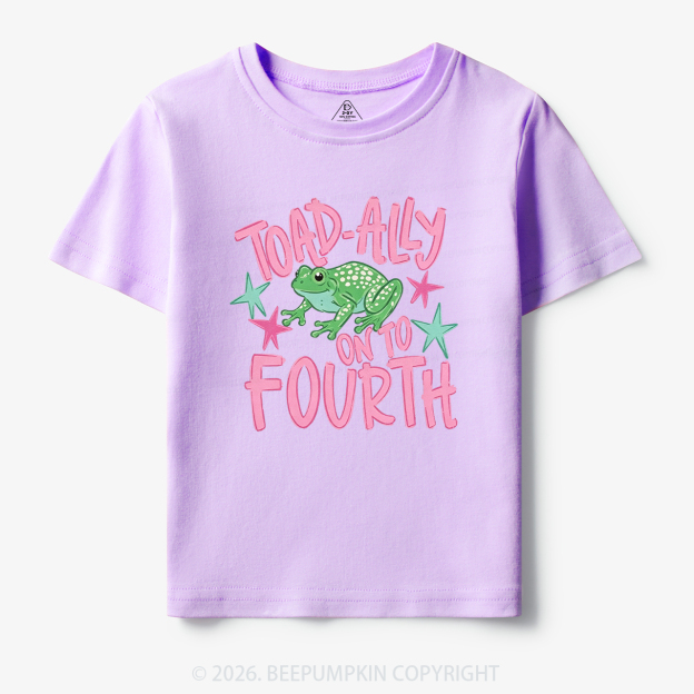 Personalized Toad-ally On To Grade Toddler&Kid's Tees