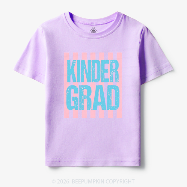 Stripes Kinder Graduation Summer Fun Retro Toddler&Kid's Tees