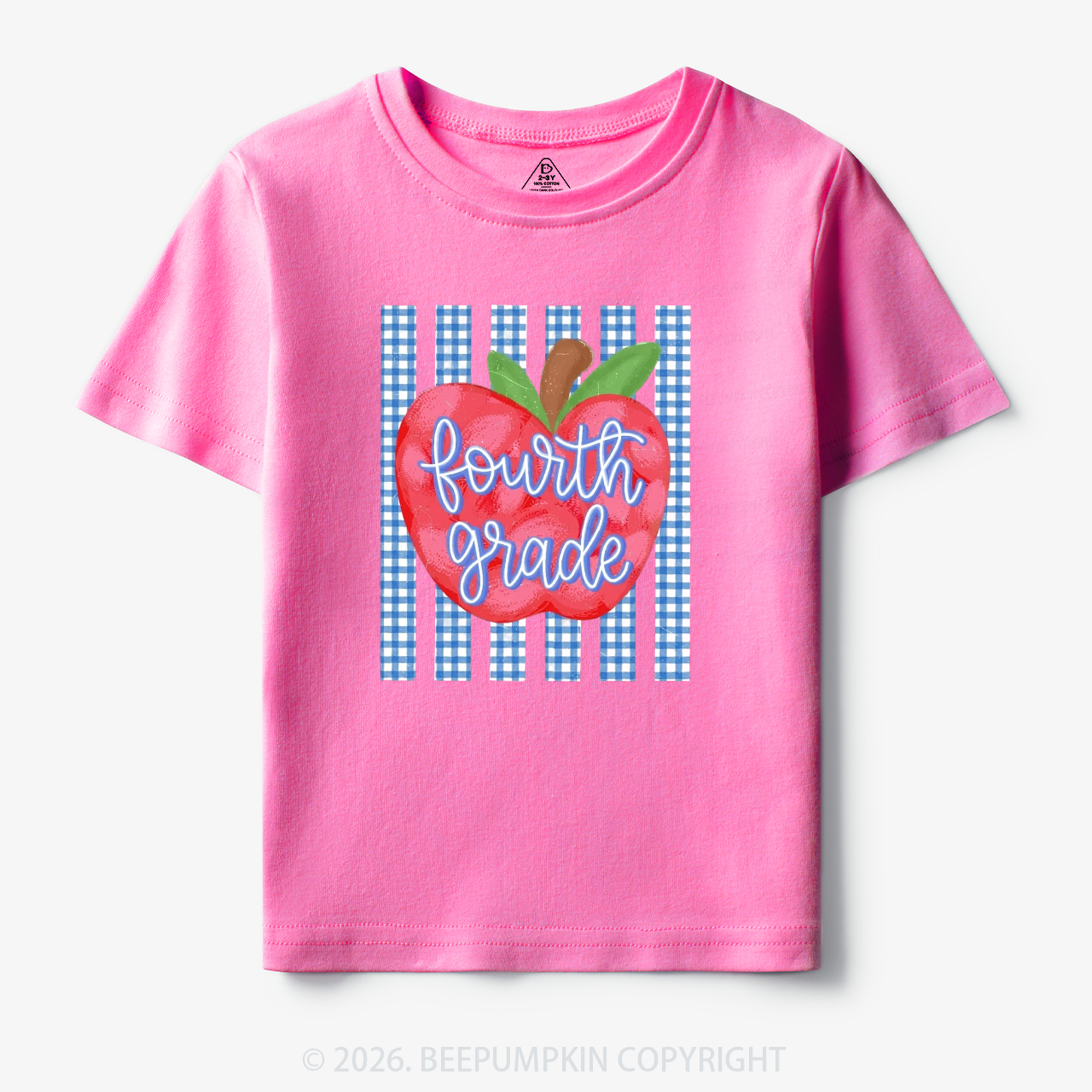 Striped Apple Grade Back To School Toddler&Kid's Tees