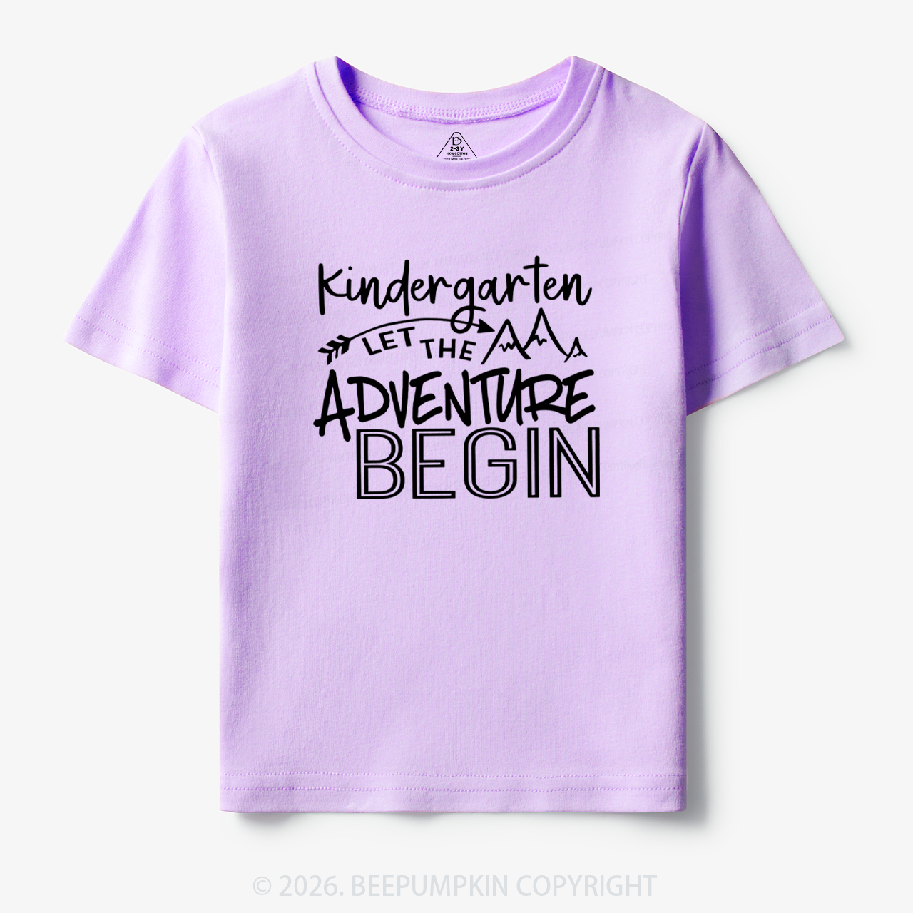 Personalized Kindergarten Let The Adventures Begin Toddler&Kid's Tees