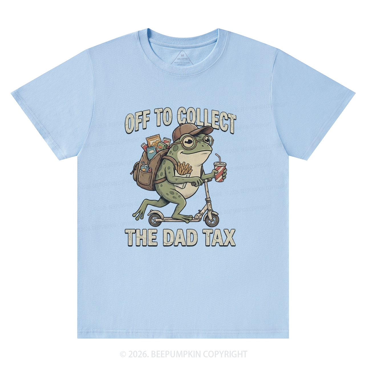 Funny Frog Off To Collect The Dad Tax T-Shirts