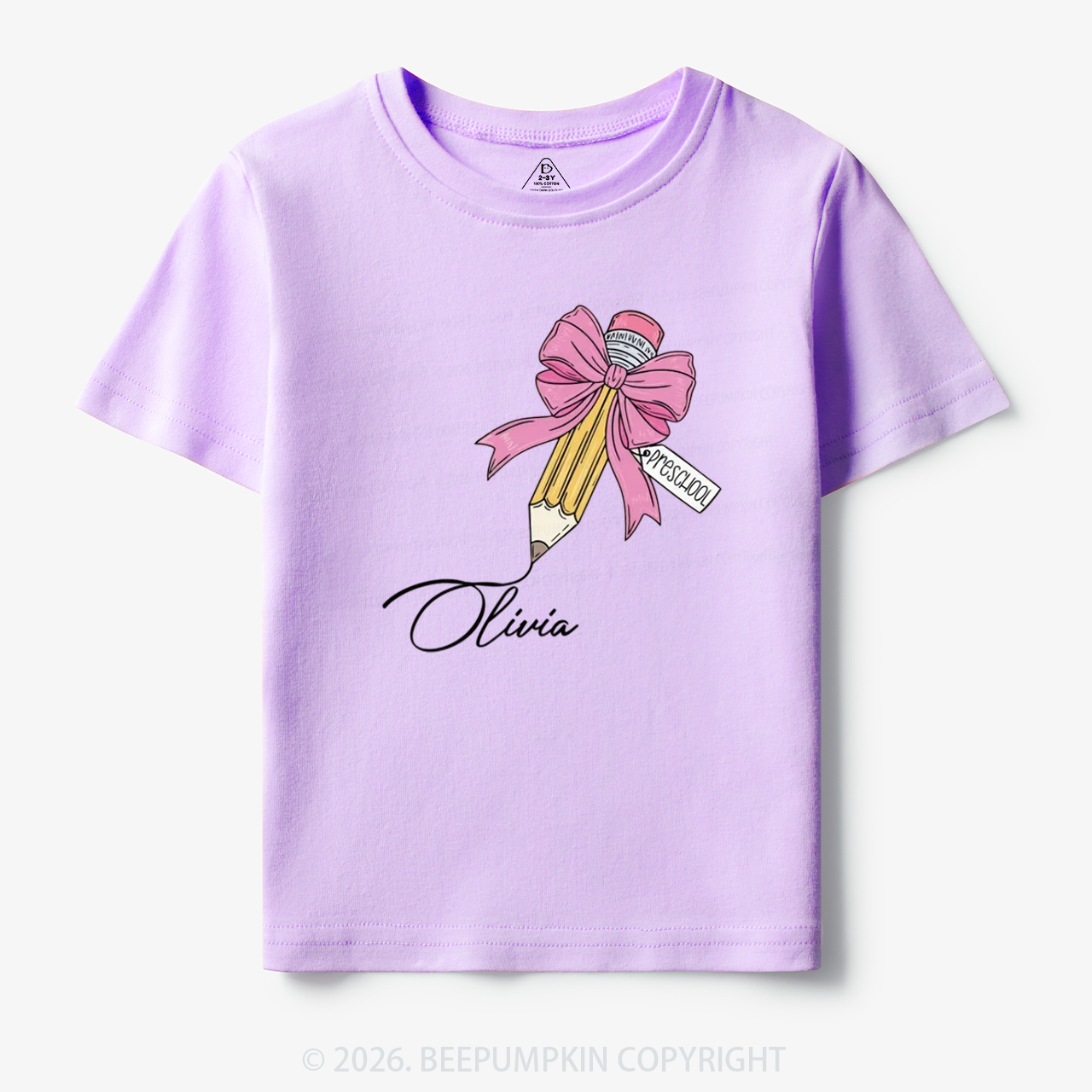 Personalized Preschool Back To School Toddler&Kid's Tees