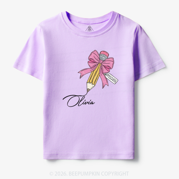 Personalized Preschool Back To School Toddler&Kid's Tees
