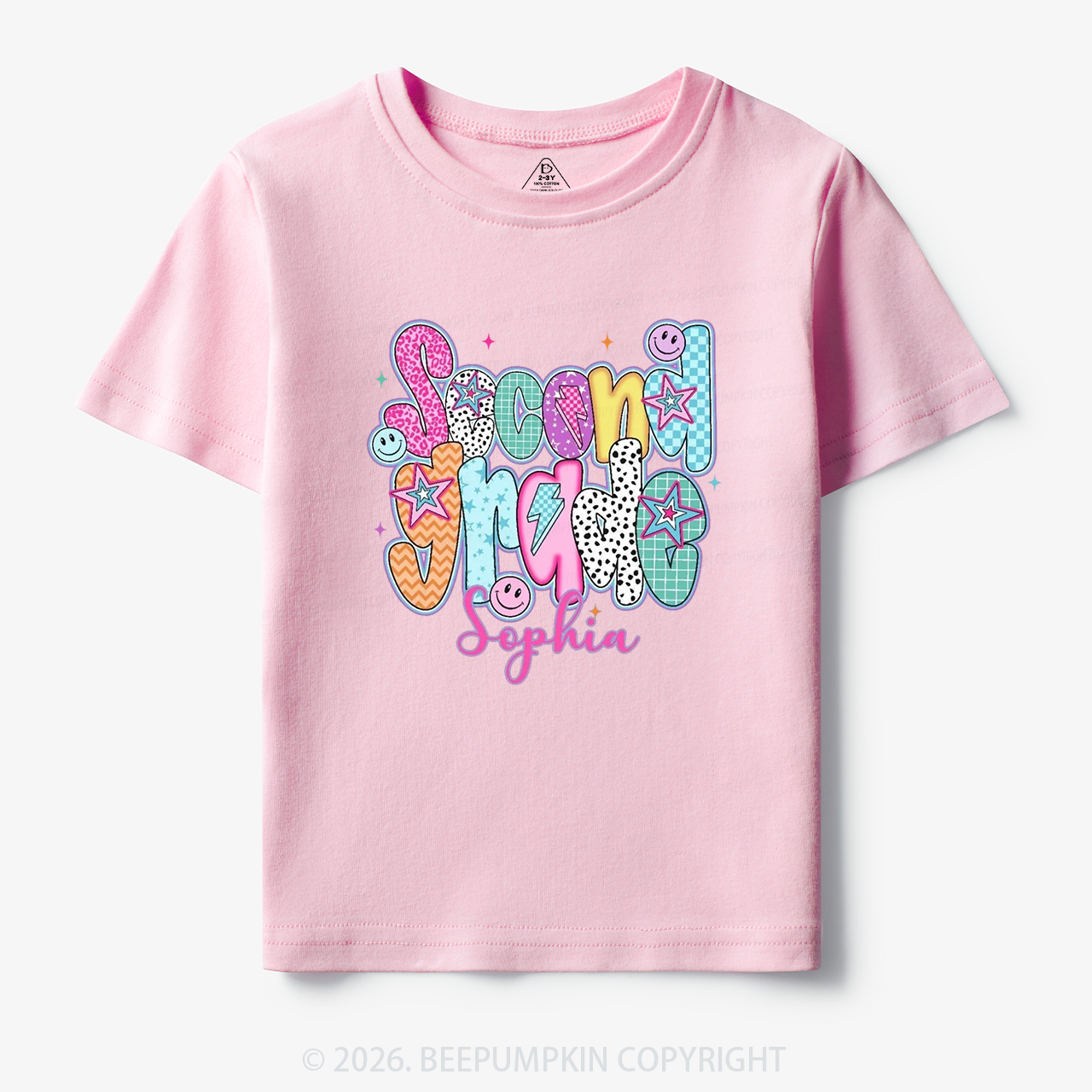 Personalized Retro Grade Back to School Toddler&Kid's Tees