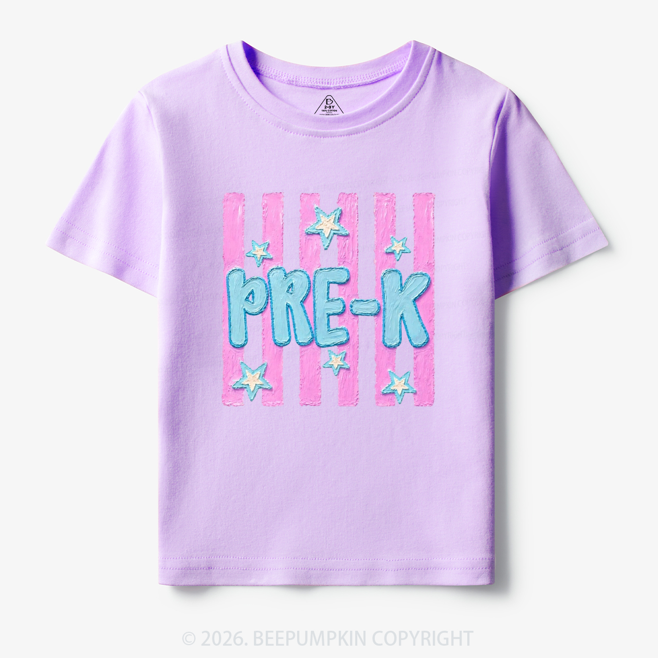 Retro Striped Pre-K Back To School Toddler&Kid's Tees