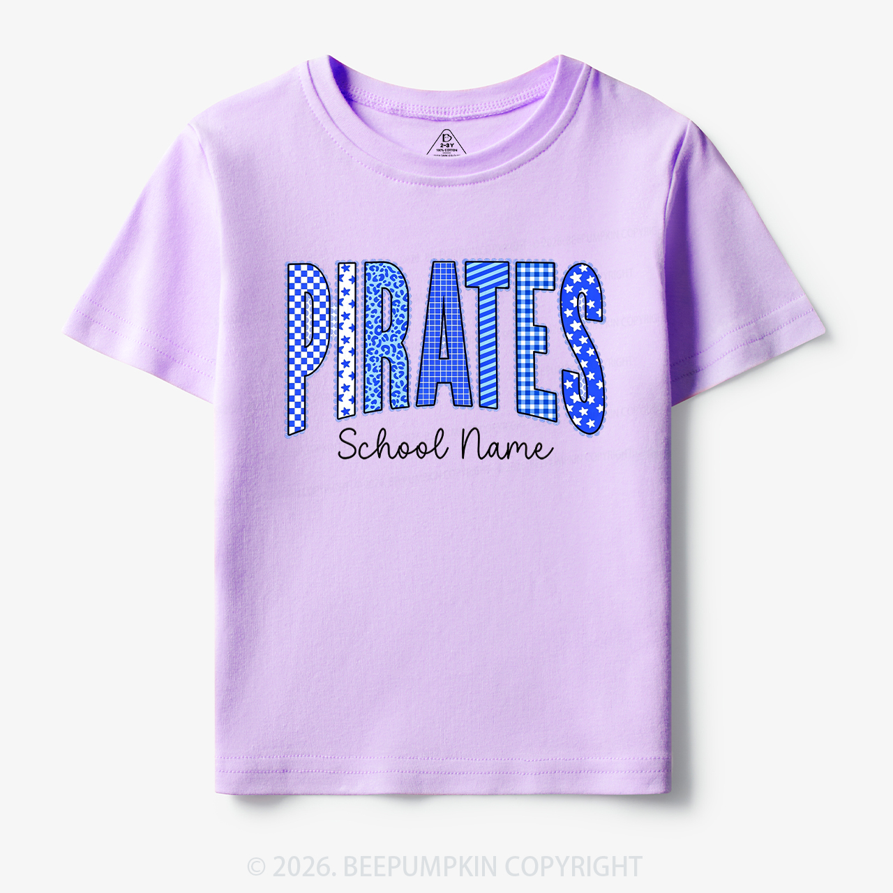 Personalized School Name School Spirit Toddler&Kid's Tees