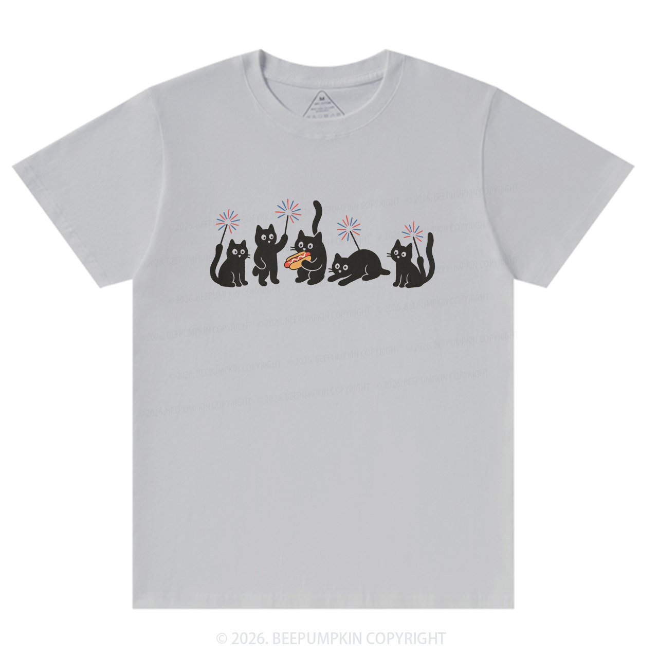 4th of July Funny Black Cats T-Shirts
