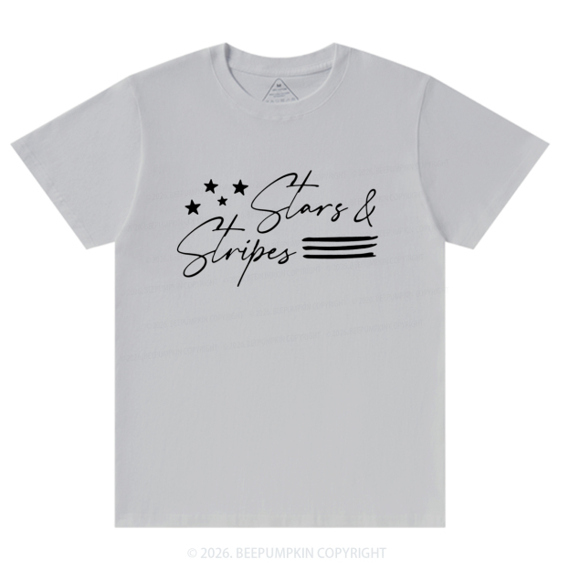 Stars and Stripes Retro American Flag T-Shirts