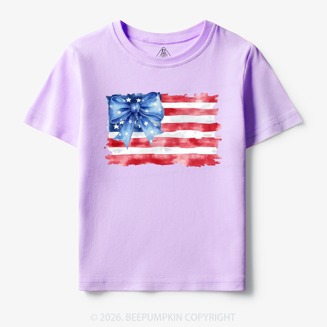 4th of July American Flag Toddler&Kid's Tees