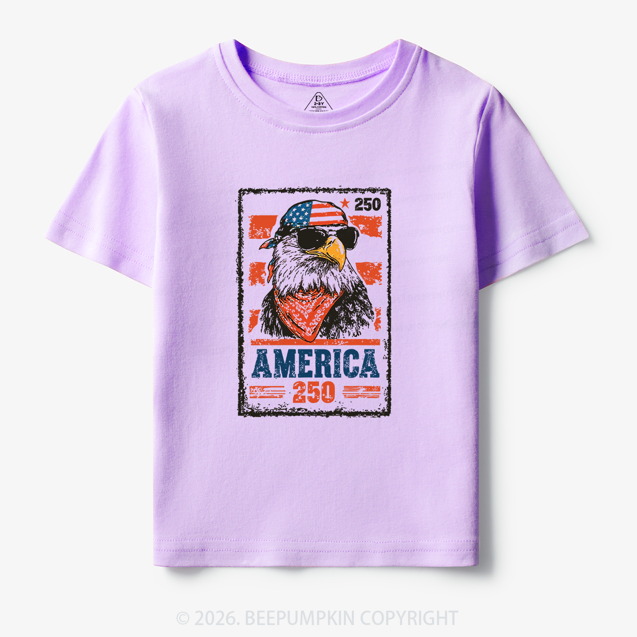 250th American Eagle 4th of July Toddler&Kid's Tees