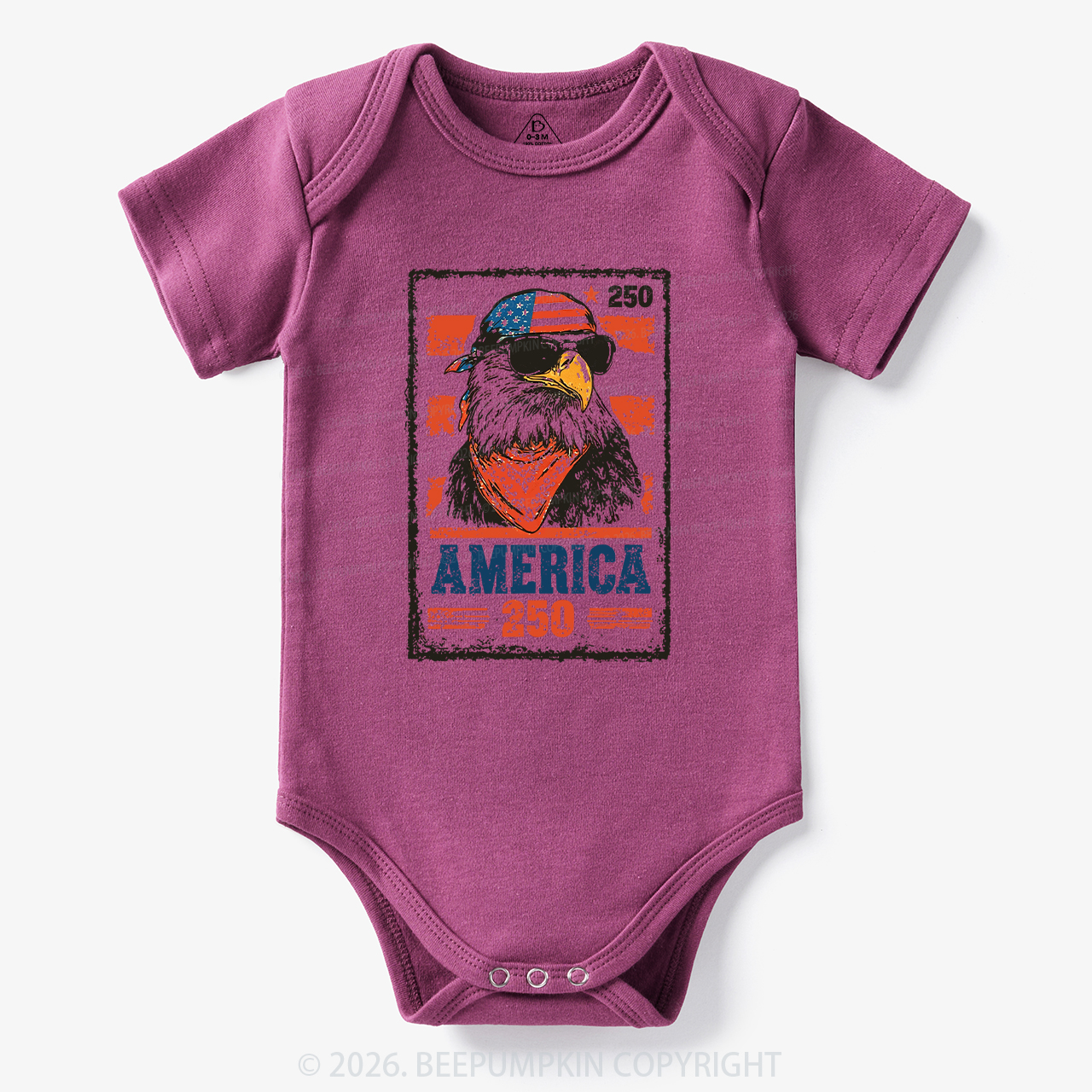 250th American Eagle 4th of July Bodysuit