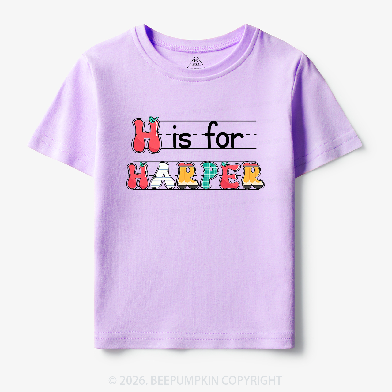 Personalized Kids Name Back To School Toddler&Kids Tees