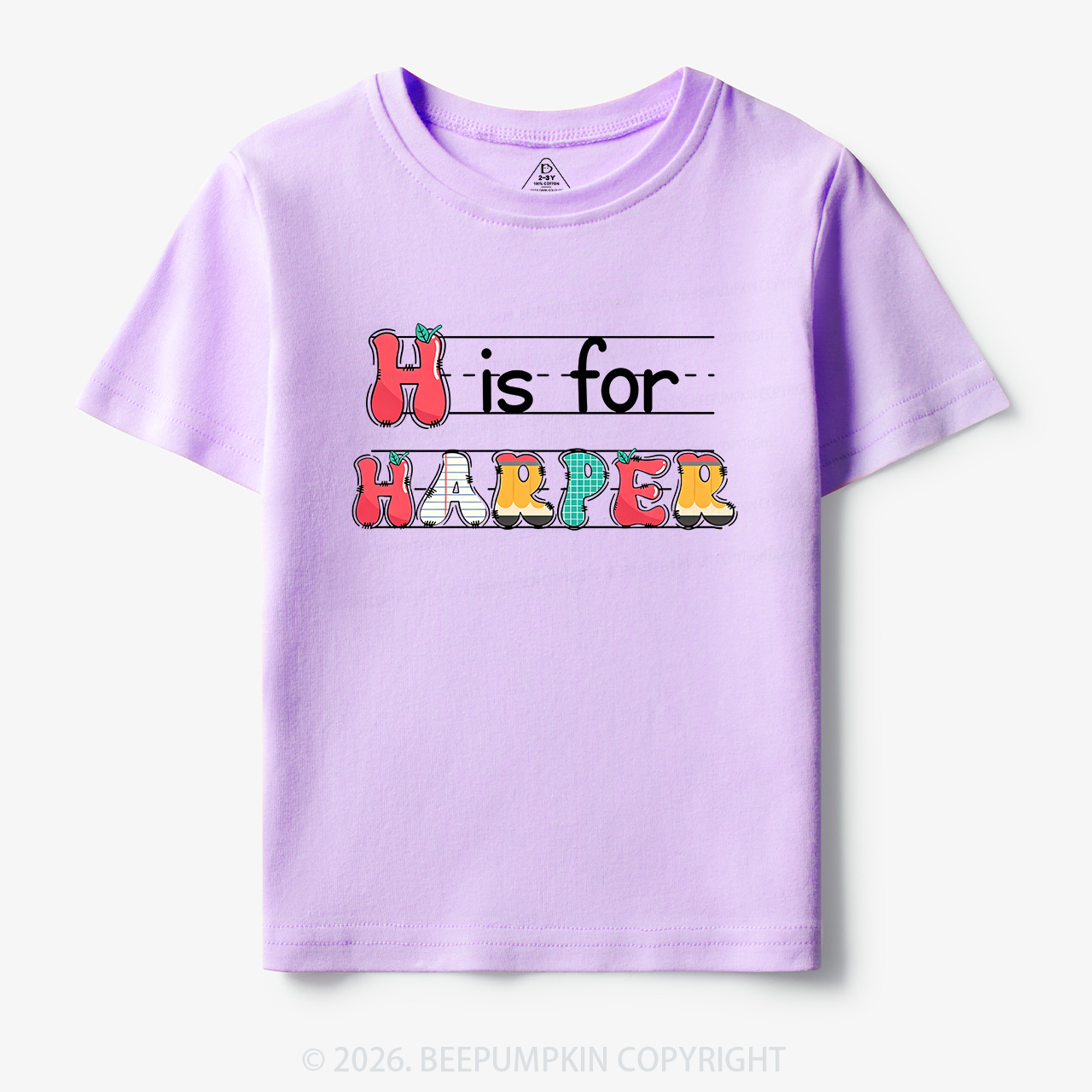 Personalized Kids Name Back To School Toddler&Kids Tees