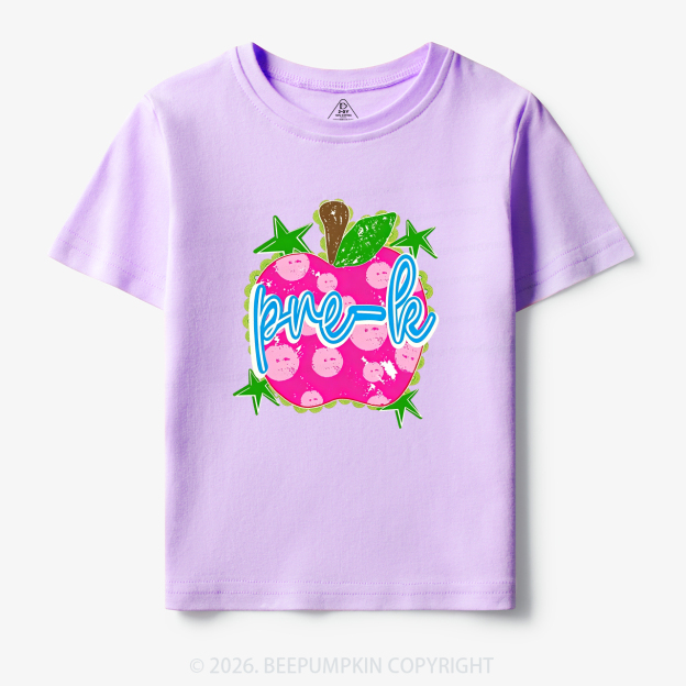 Personalized Polkadots Apple Back To School Toddler&Kid's Tees
