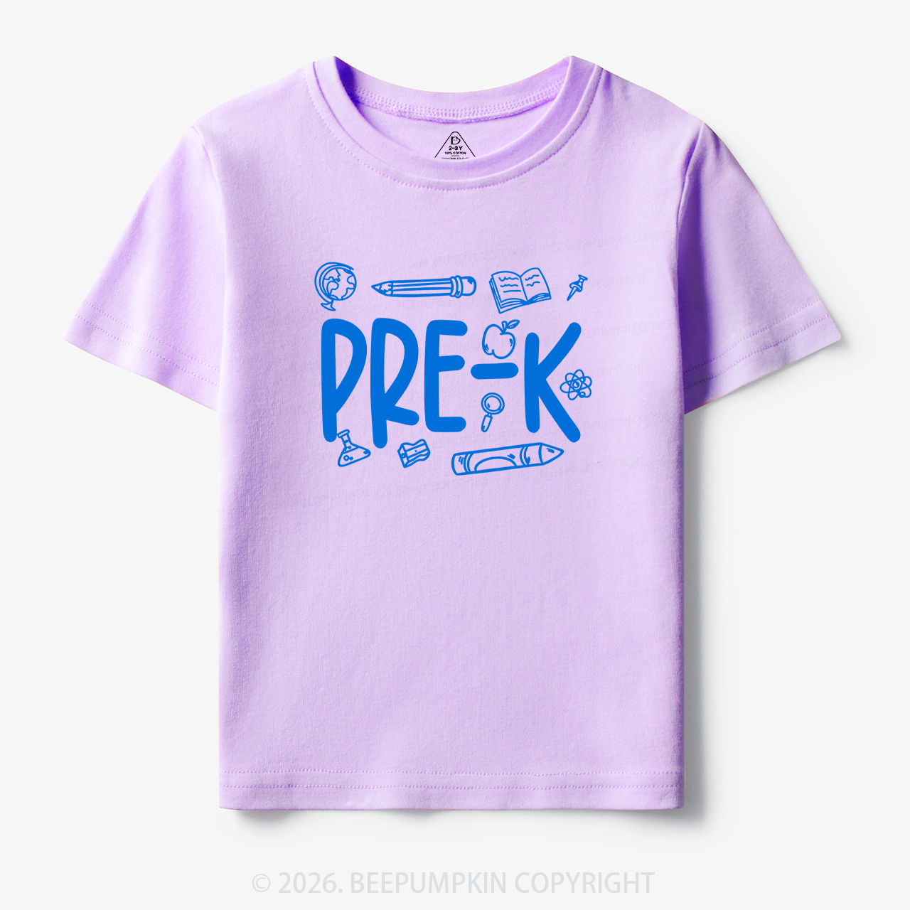 Personalized Preppy Back To School Doodles Toddler&Kid's Tees