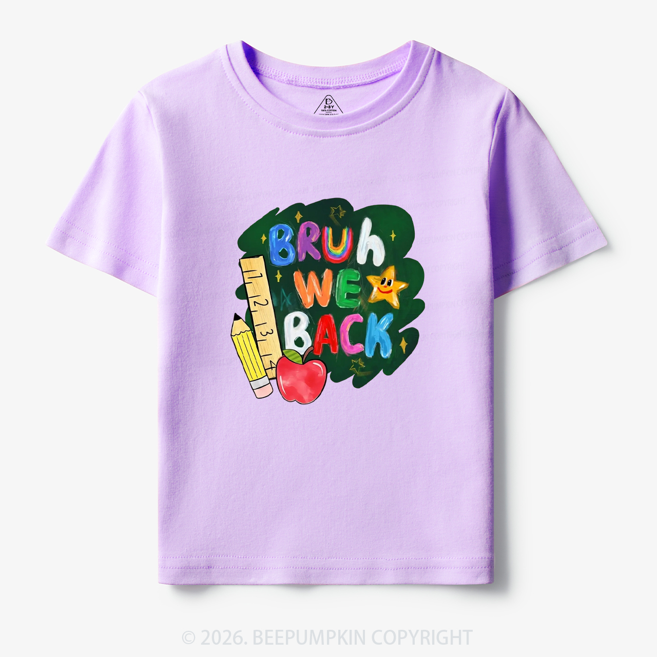 Bruh We Back Funny Back to School Toddler&Kid's Tees