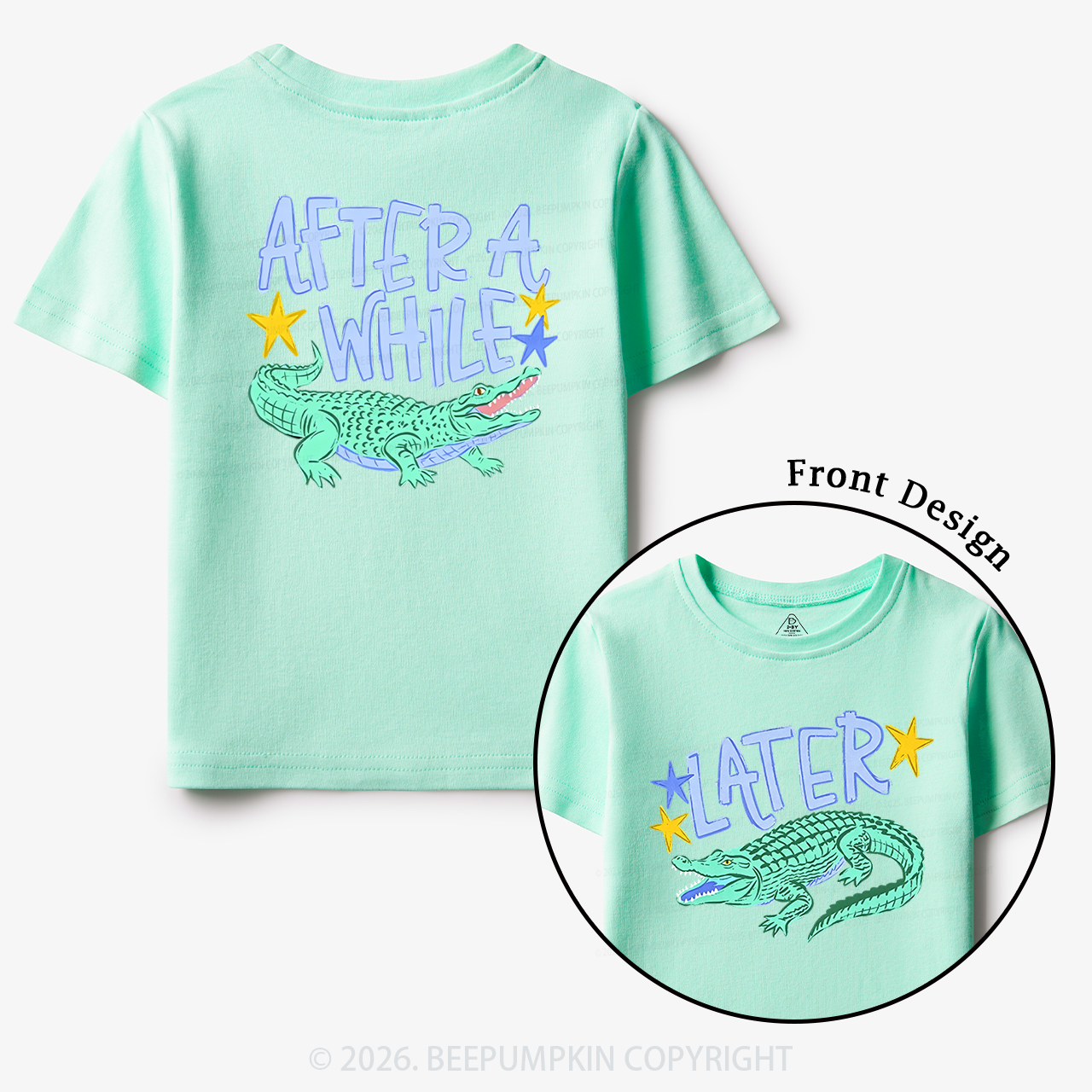Later Gator After A While Crocodile Toddler&Kid's Tees