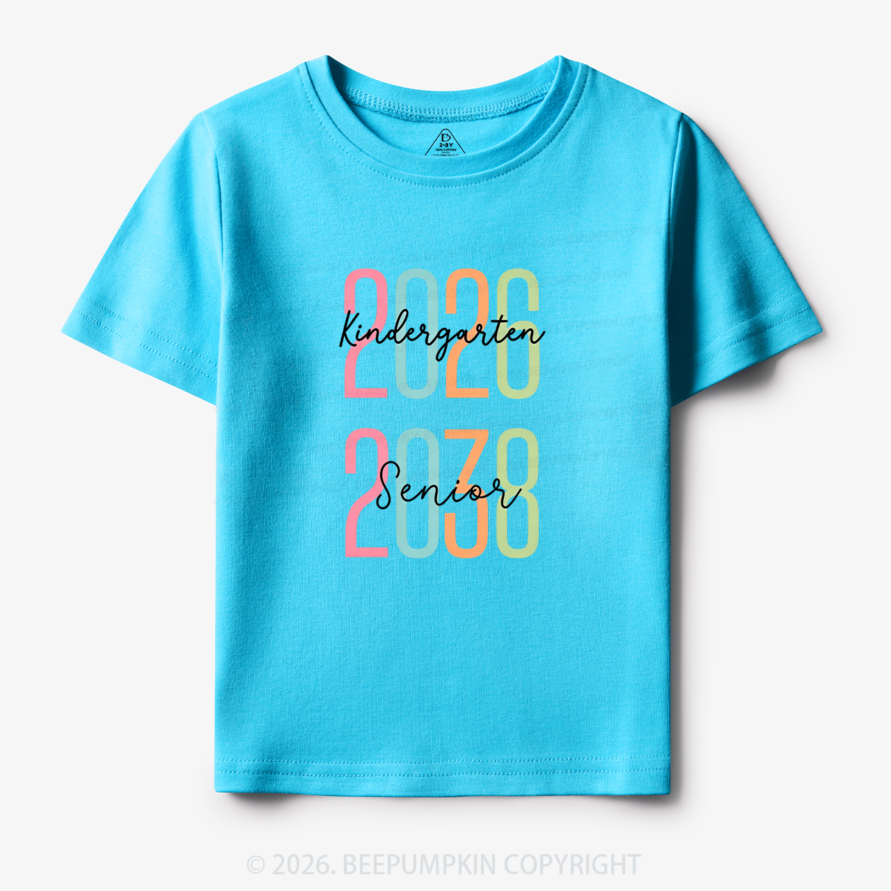 Class of 2026 Kindergarten 2038 Senior Toddler&Kid's Tees