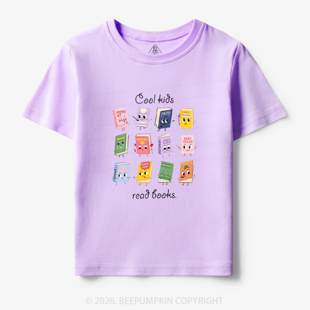 Cool Kids Read Books Back To School Toddler&Kid's Tees