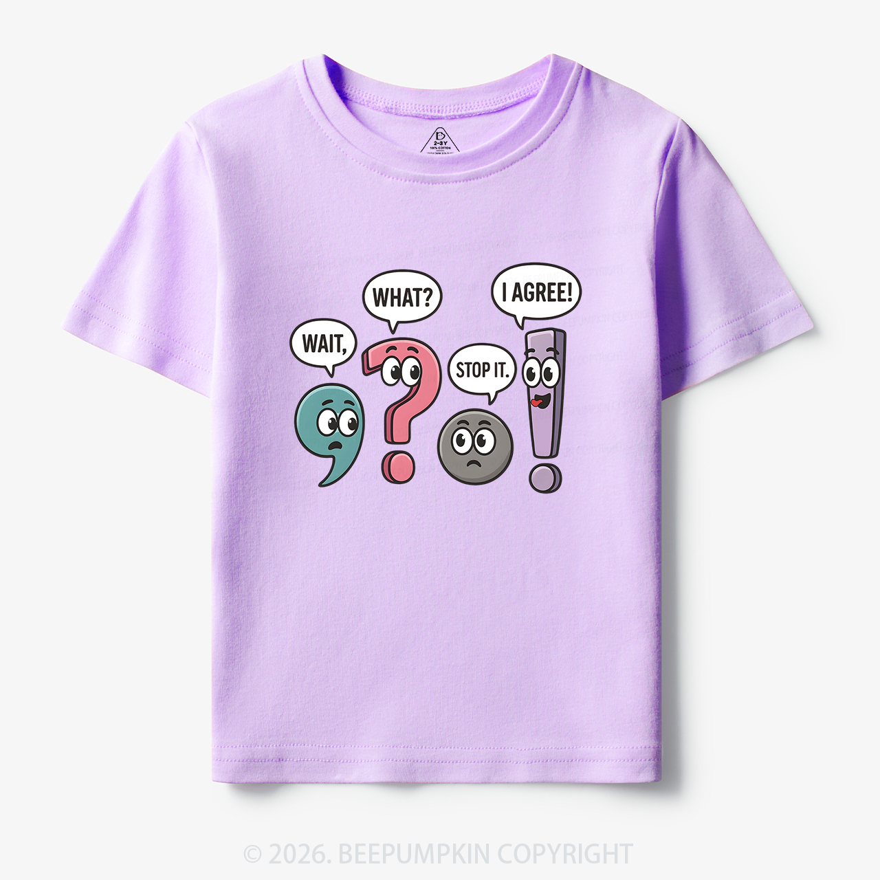 Funny Punctuation Back to School Toddler&Kid's Tees
