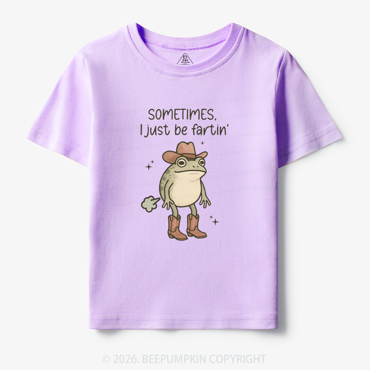 Sometimes I Just Be Fartin' Funny Western Toddler&Kid's Tees