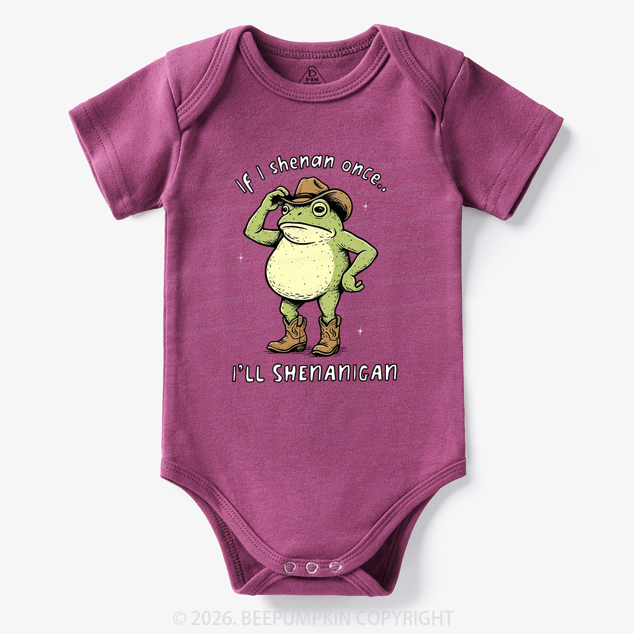 Funny Frog If I Shenan Once I'll Shenanigan Bodysuit