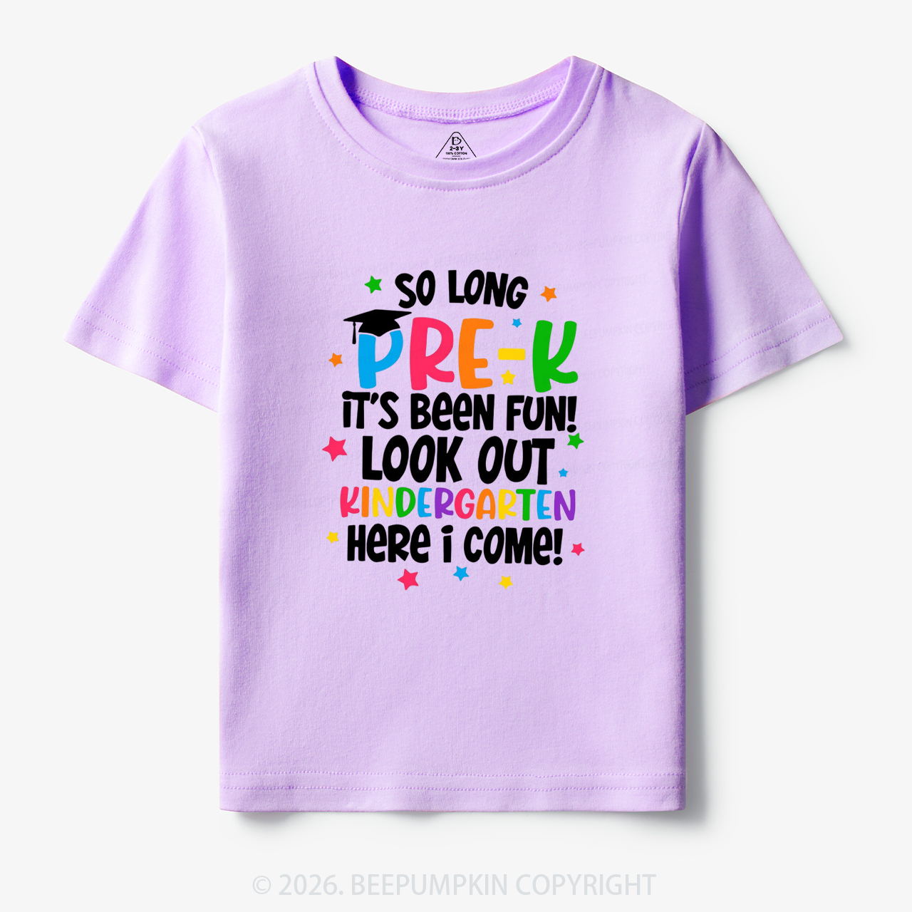 So Long Pre-K It's Been Fun Look Out Kindergarten Here I Come Toddler&Kid's Tees