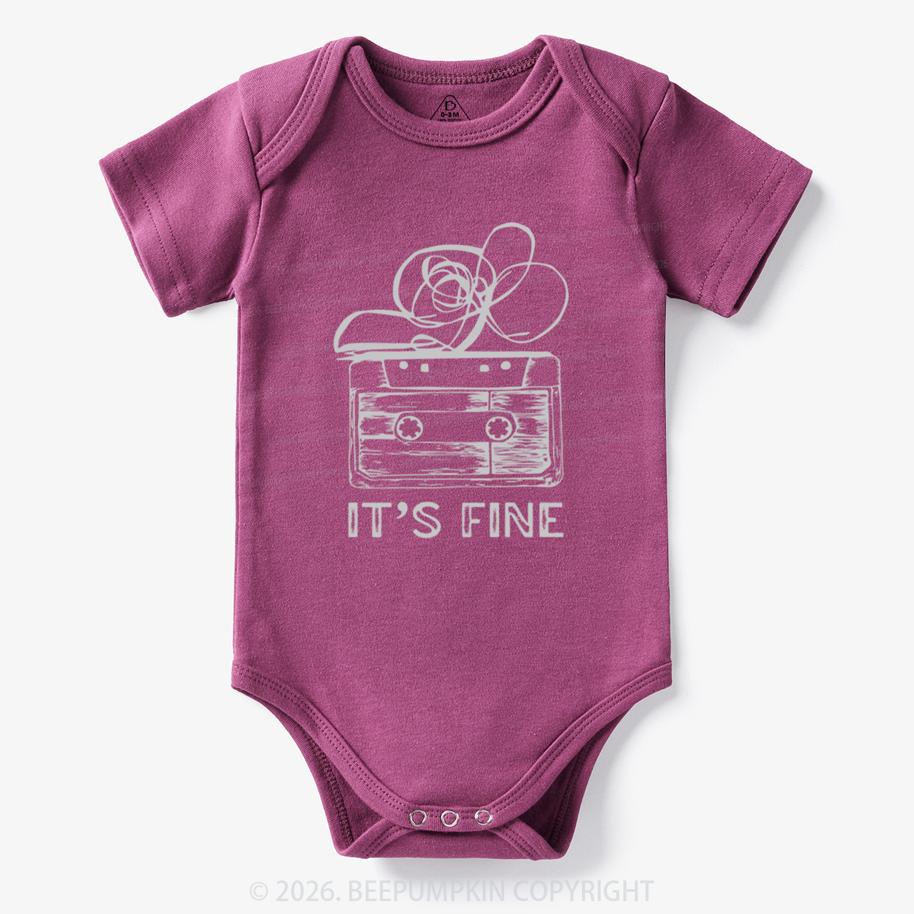 Retro Cassette Tape It’s Fine Bodysuit