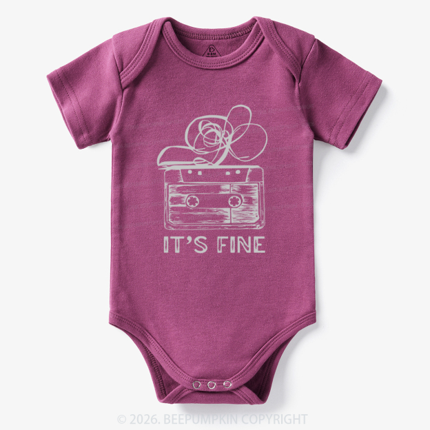 Retro Cassette Tape It’s Fine Bodysuit