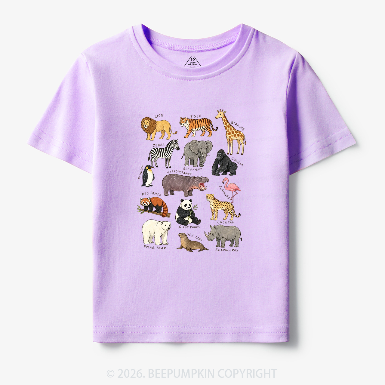 Zoo Animals Toddler&Kid's Tees