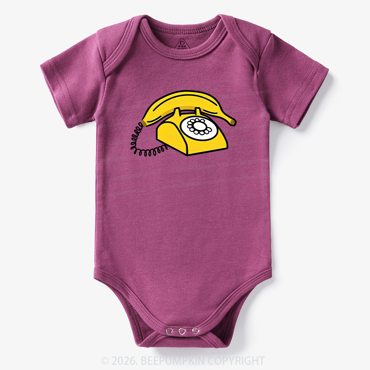 Banana Phone Cute Funny Bodysuit
