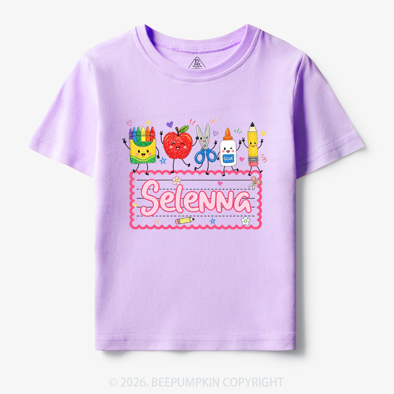 Personalized Back to School Doodle Name Toddler&Kid's Tees