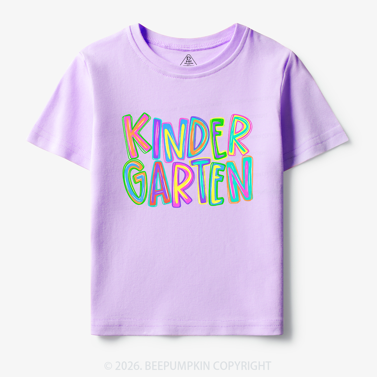 Neon Scribble Kindergarten Toddler&Kid's Tees