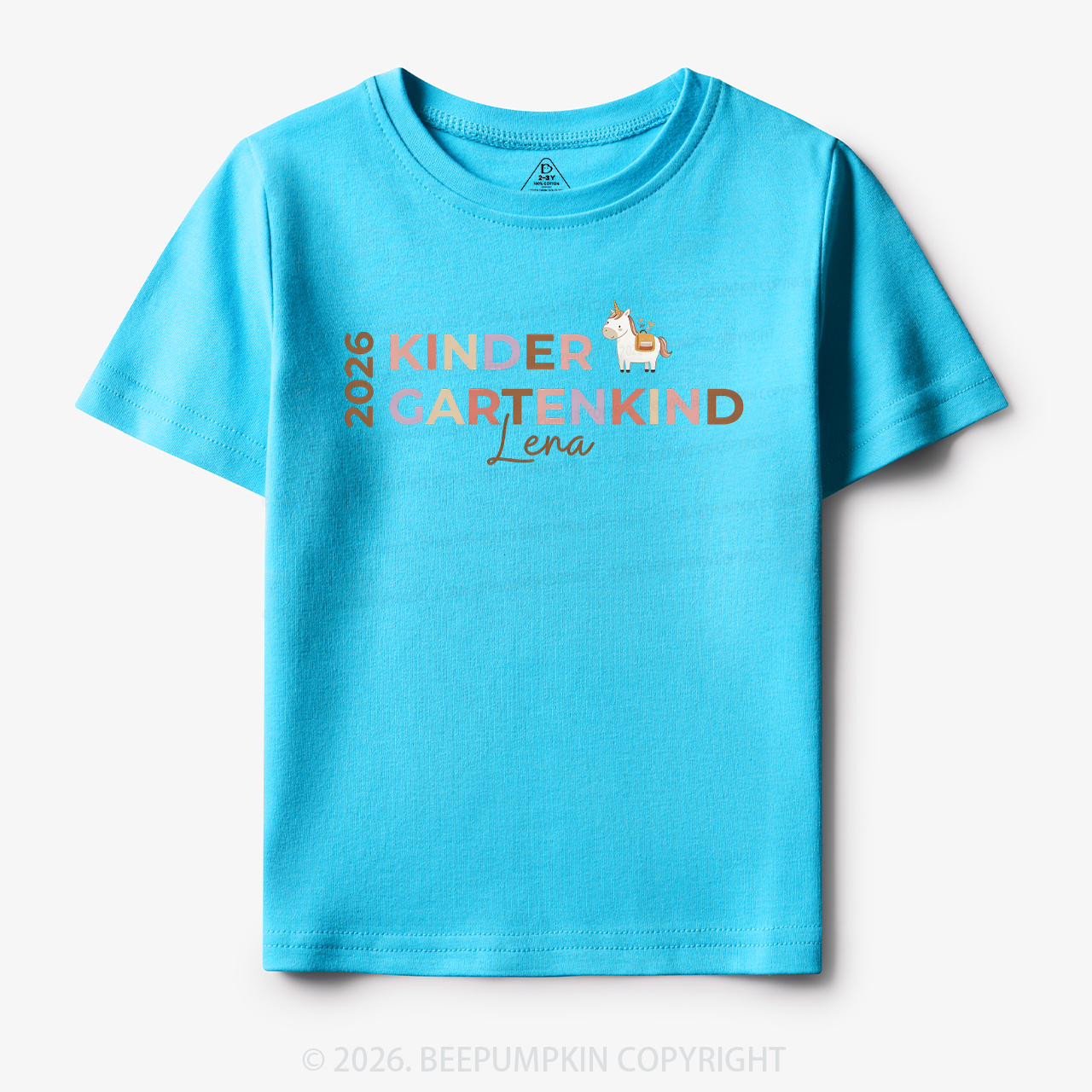 Personalized Name Icon Kindergarten Toddler&Kid's Tees
