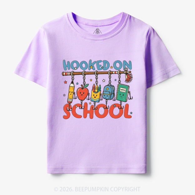 Back to School Hooked On School Toddler&Kid's Tees