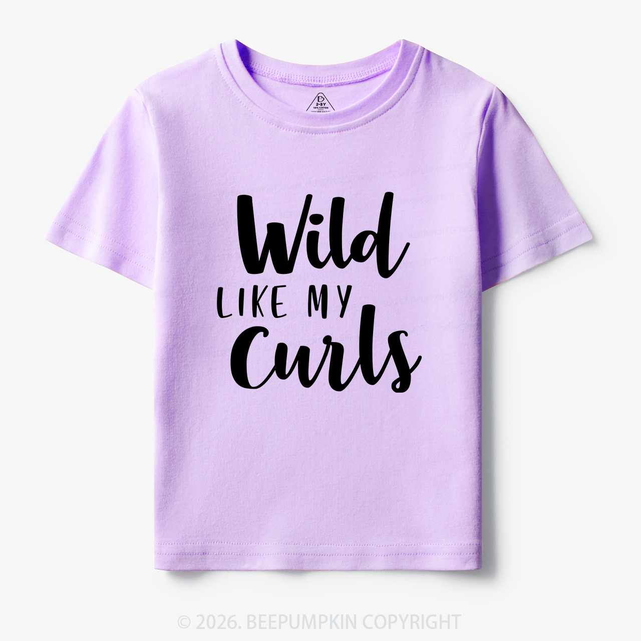 Wild Like My Curls Toddler&Kids Tees 7